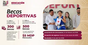 Anuncia Injudet realización de la Copa por la Transformación; Gobierno del Pueblo promueve el desarrollo integral de los tabasqueños.