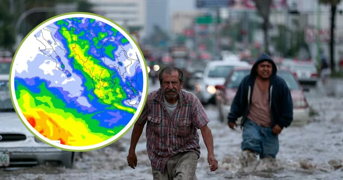 Prevén lluvias fuertes en gran parte de México para este 6 de agosto