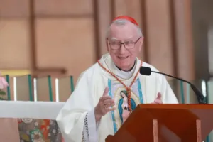Cardenal Pietro Parolin expresa apoyo a madres buscadoras durante misa en la Basílica de Guadalupe
