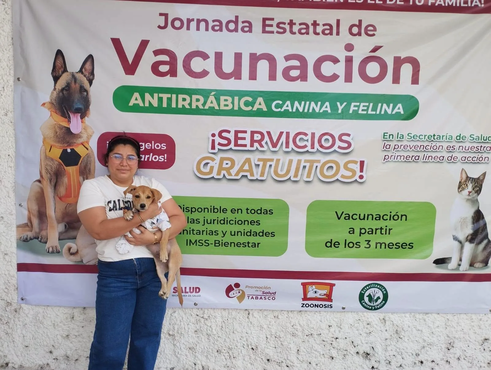 Esterilización gratuita suma más de mil 700 cirugías para perros y gatos en Tabasco