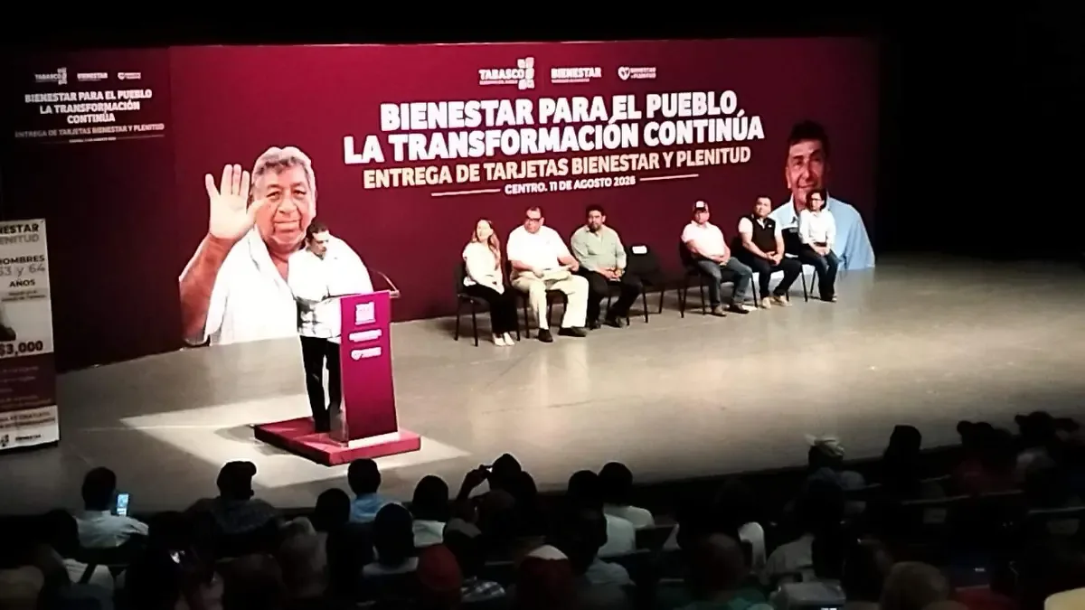 Entregan tarjetas de Bienestar y Plenitud a 509 adultos mayores en Tabasco
