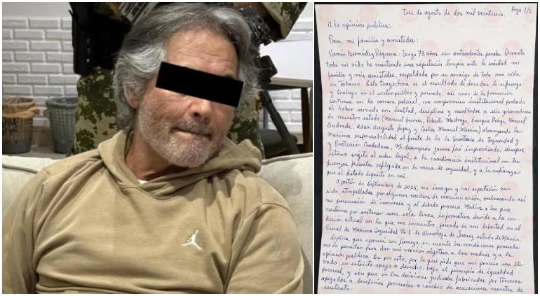 Hernán Bermúdez niega dirigir La Barredora y acusa persecución política