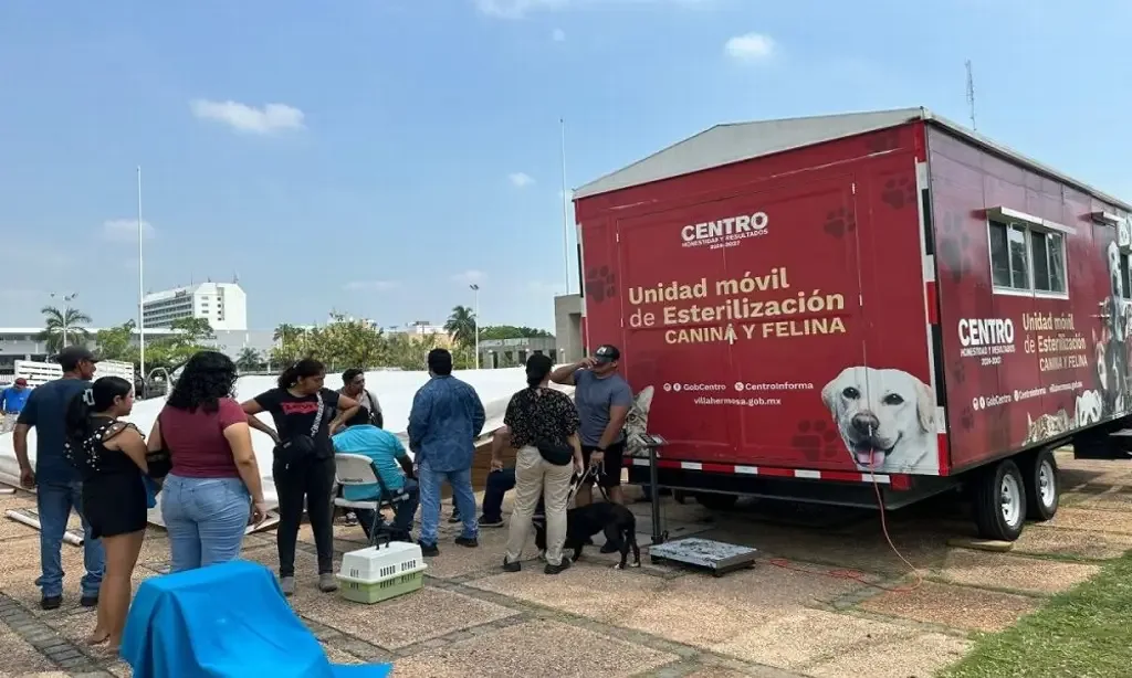 Unidad Móvil de Centro supera las 4 mil esterilizaciones de perros y gatos