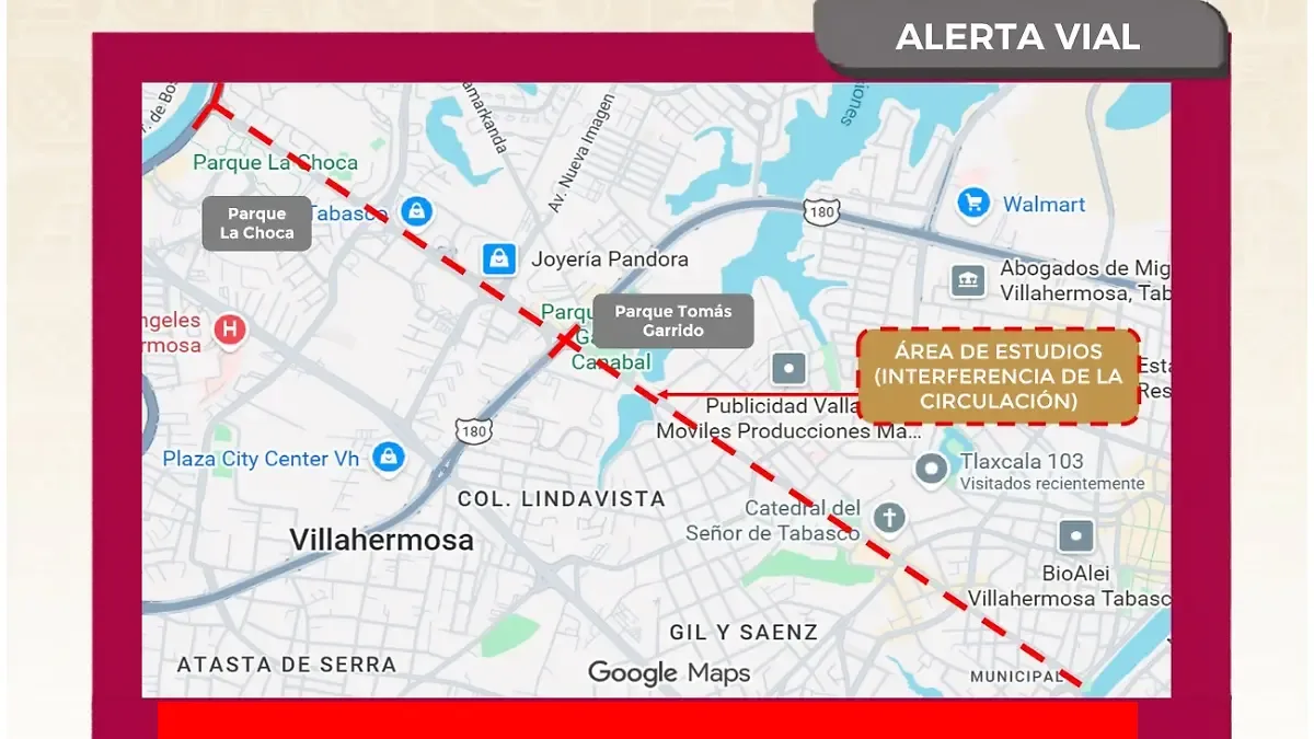 Villahermosa 2030: realizan estudios con georradar para definir obras estratégicas