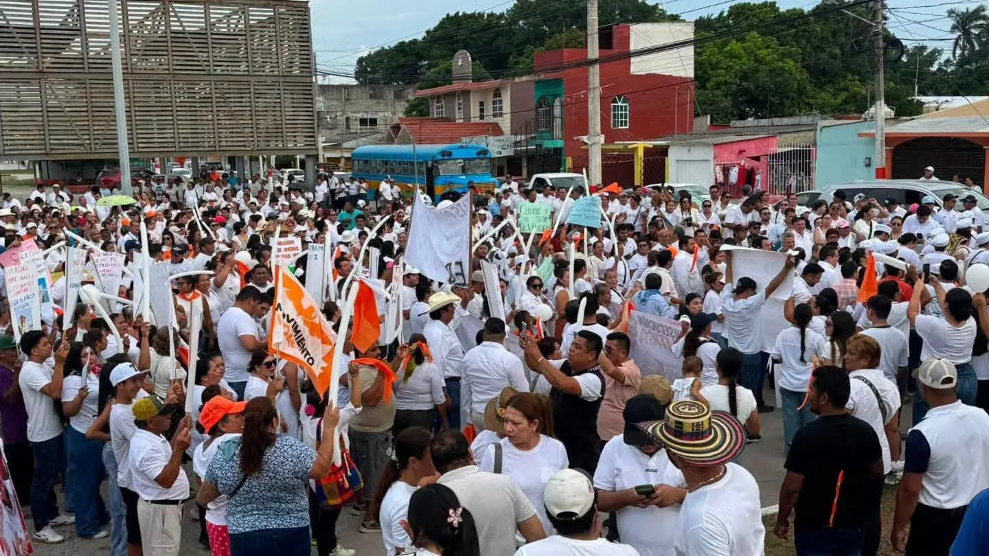 Marchan en Paraíso para exigir justicia y debido proceso en caso de Alfonso Baca