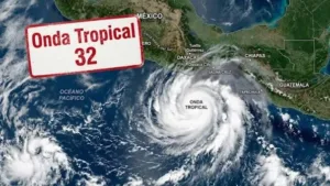 Onda tropical 32 dejará lluvias de hasta 75 milímetros en Tabasco