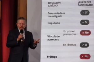 Gobierno federal señala que prófugos de la justicia no pueden ser candidatos