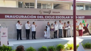 Javier May da la bienvenida al nuevo ciclo escolar desde el COBATAB