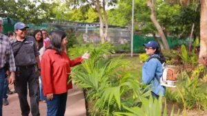 Yolanda Osuna supervisa nuevos ejercitadores en La Pólvora y anuncia renovación de 20 parques