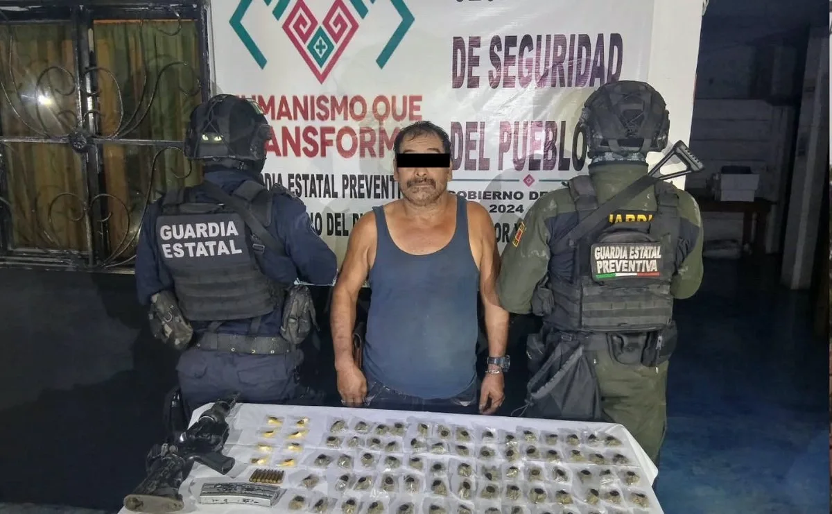 Detienen a presunto integrante del Cártel de Sinaloa en Chiapas