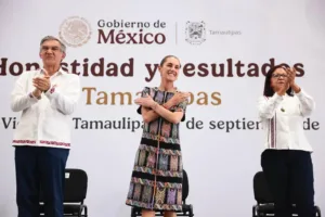 Sheinbaum destaca programas y obras que benefician a 1.1 millones de tamaulipecos
