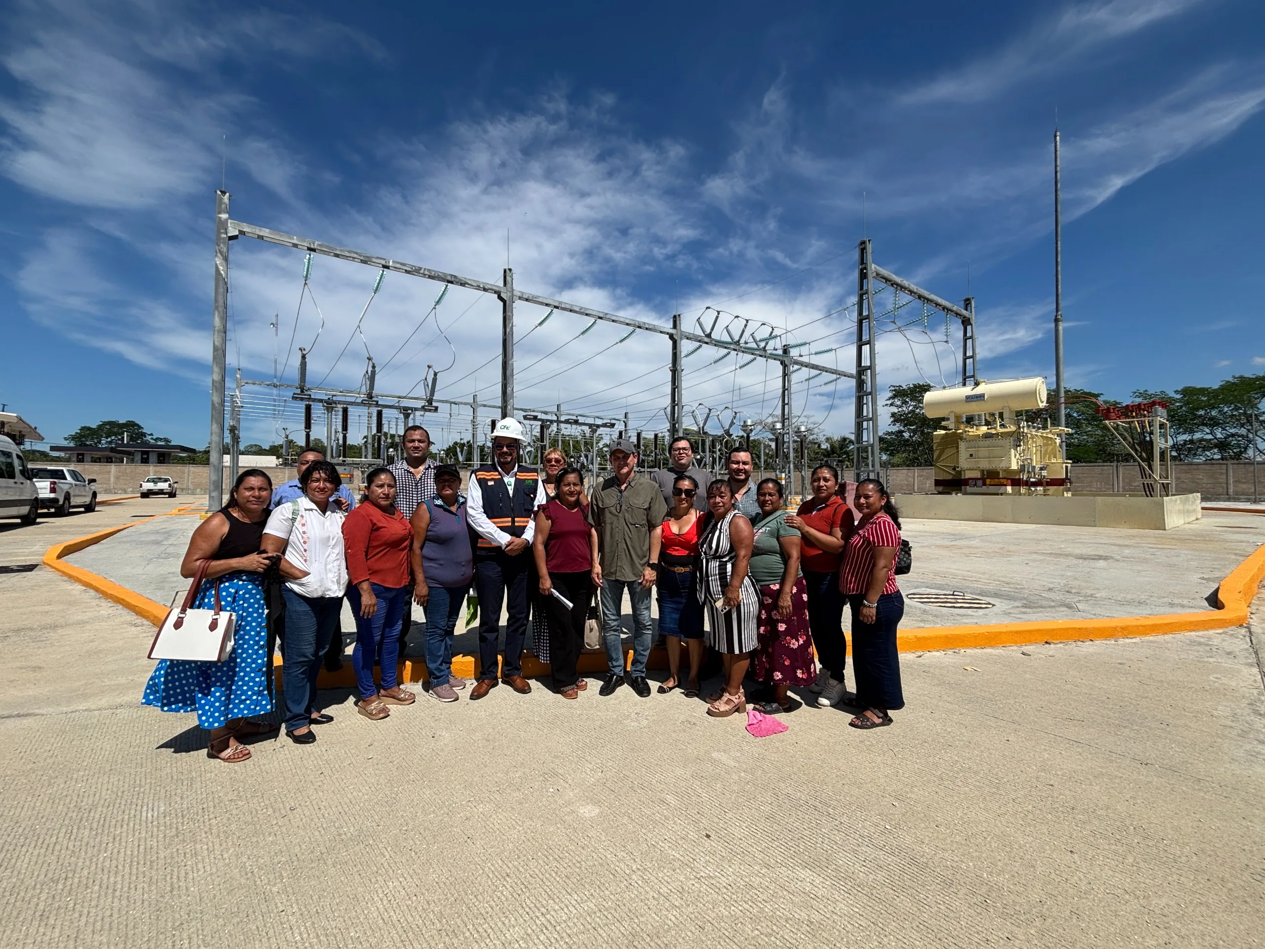 Comunidades Yokot’an conocen avances del proyecto eléctrico en Tamulté