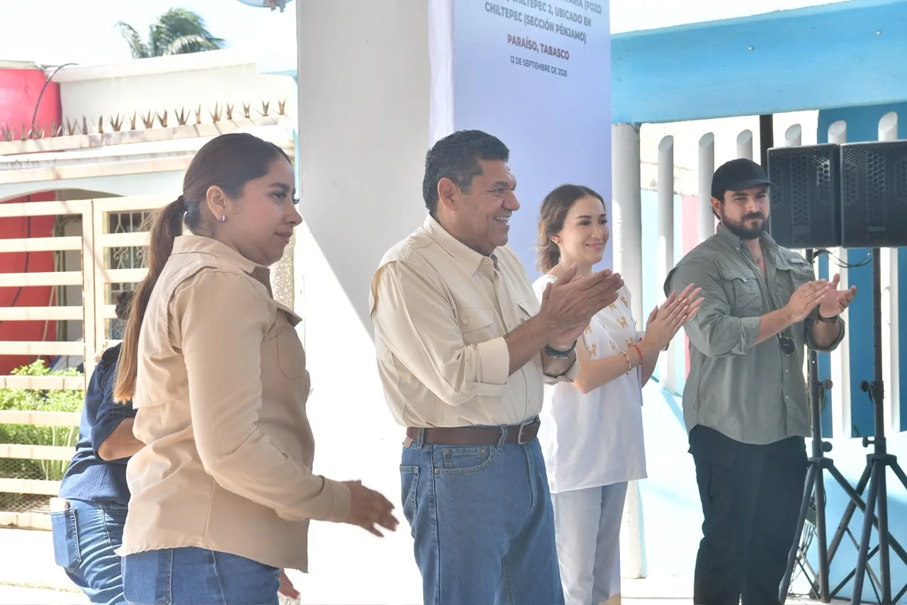 Paraíso recibe obras de agua y educación por más de 9.6 mdp