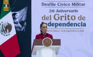 Sheinbaum destaca soberanía y justicia social en aniversario de la Independencia