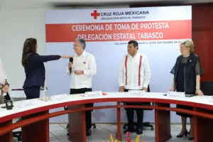 Gladys Asteria Sala del Rivero asume como nueva delegada de la Cruz Roja en Tabasco