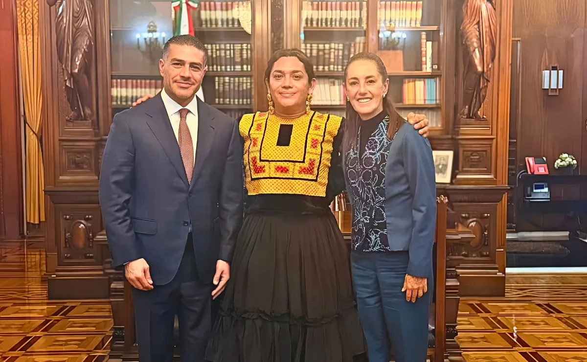 Elvis Guerra se reúne con Sheinbaum y Harfuch tras ataque en Juchitán