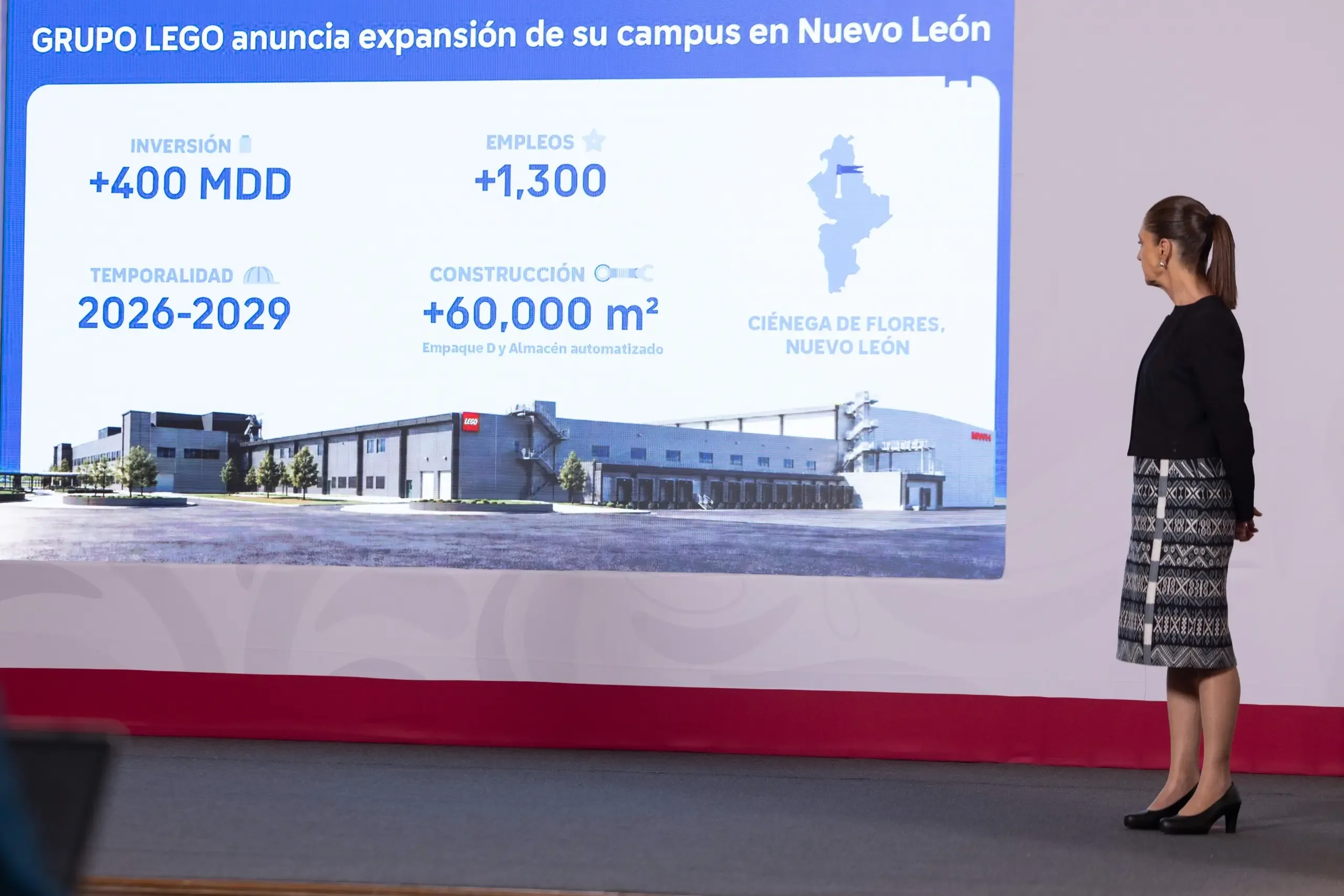 LEGO invertirá 400 millones de dólares en Nuevo León y generará mil 300 empleos