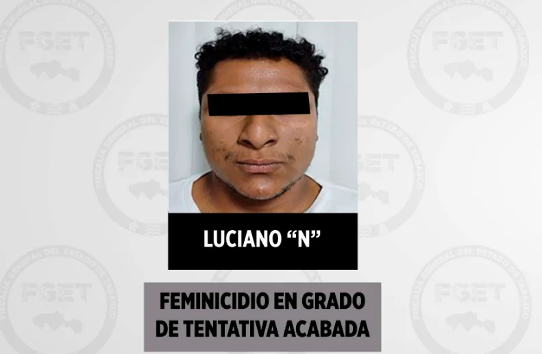 Condenan a más de 53 años de prisión a sujeto por tentativa de feminicidio en Nacajuca