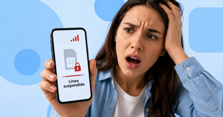 ¿Te quedaste sin línea telefónica? Esto puedes hacer para recuperarla