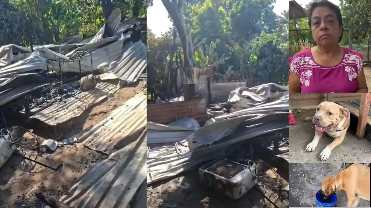 Lucy pide apoyo tras perder su vivienda en un incendio en Villahermosa