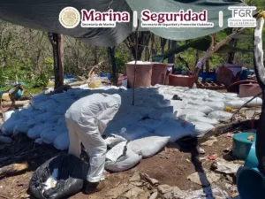 Harfuch atribuye a Inteligencia Naval operativo que aseguró 16 toneladas de metanfetamina