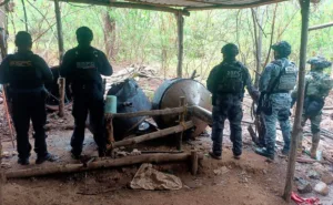 Inhabilitan tres laboratorios clandestinos de metanfetamina en Guerrero