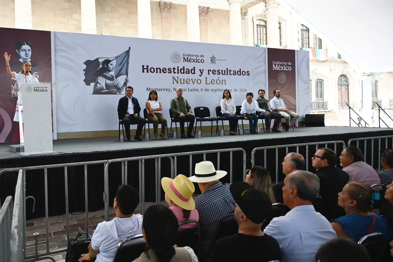 Sheinbaum destaca programas para el bienestar en Nuevo León
